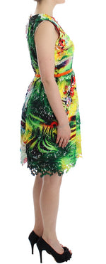 Lanre Da Silva Ajayi Multicolor Organza Sheath Women's Dress