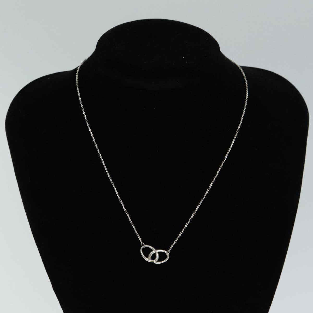 Tiffany & Co Double Loop Silver Silver Necklace Jewelry (Pre-Owned)