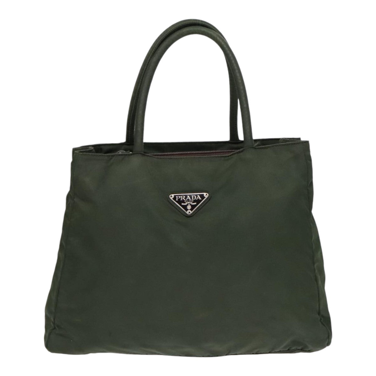 Prada Re-Nylon Green Synthetic Handbag (Pre-Owned)