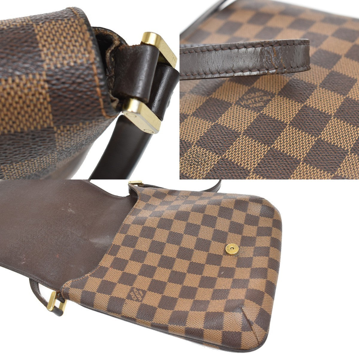 Louis Vuitton Musette Salsa Damier Brown Canvas Shoulder Bag Bag (Pre-Owned)