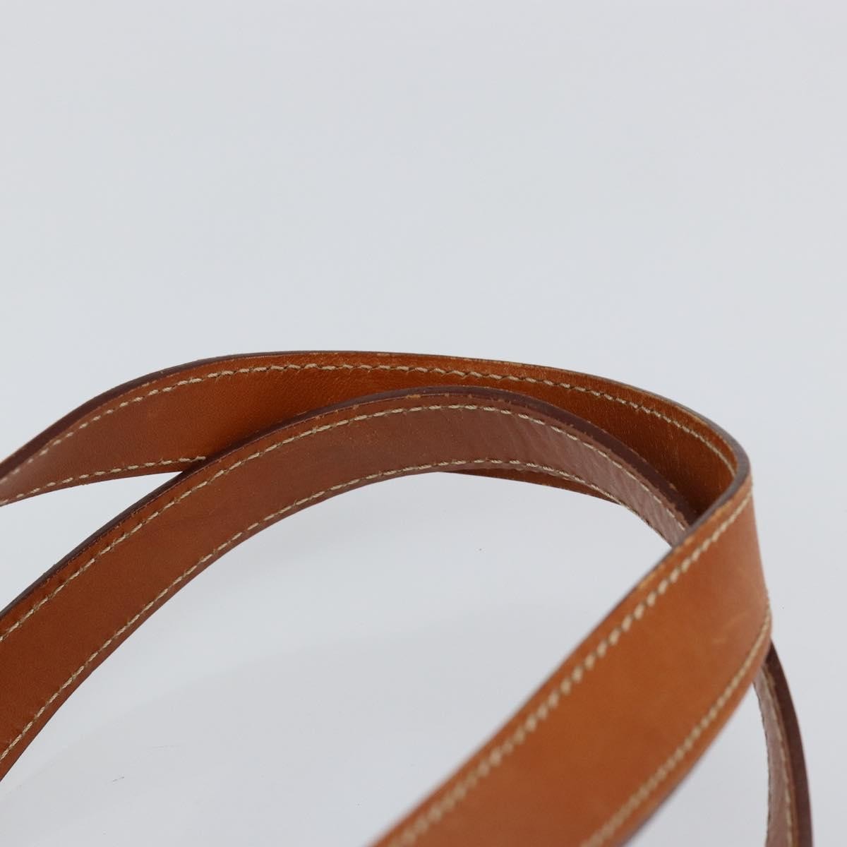 Celine Vintage Macadam Macadam Brown Canvas Handbag (Pre-Owned)