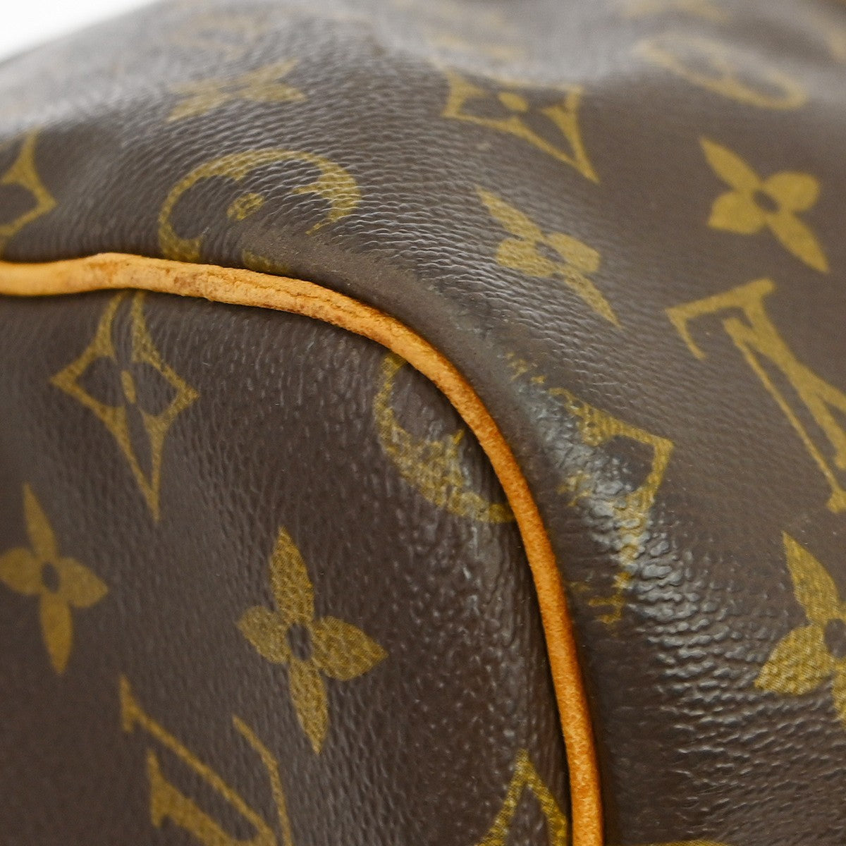 Louis Vuitton Keepall Bandouliere Monogram Canvas Brown Canvas Travel Bag Bag (Pre-Owned)