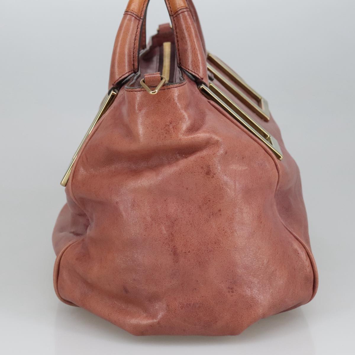 Chloé Ethel Pink Leather Handbag (Pre-Owned)