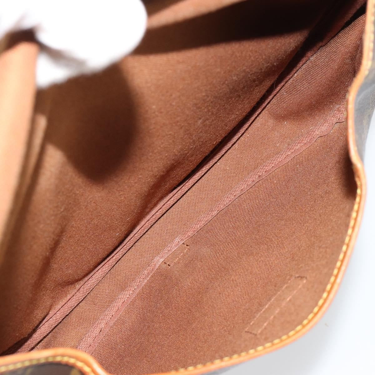 Louis Vuitton Saumur Monogram Canvas Brown Canvas Shoulder Bag Bag (Pre-Owned)