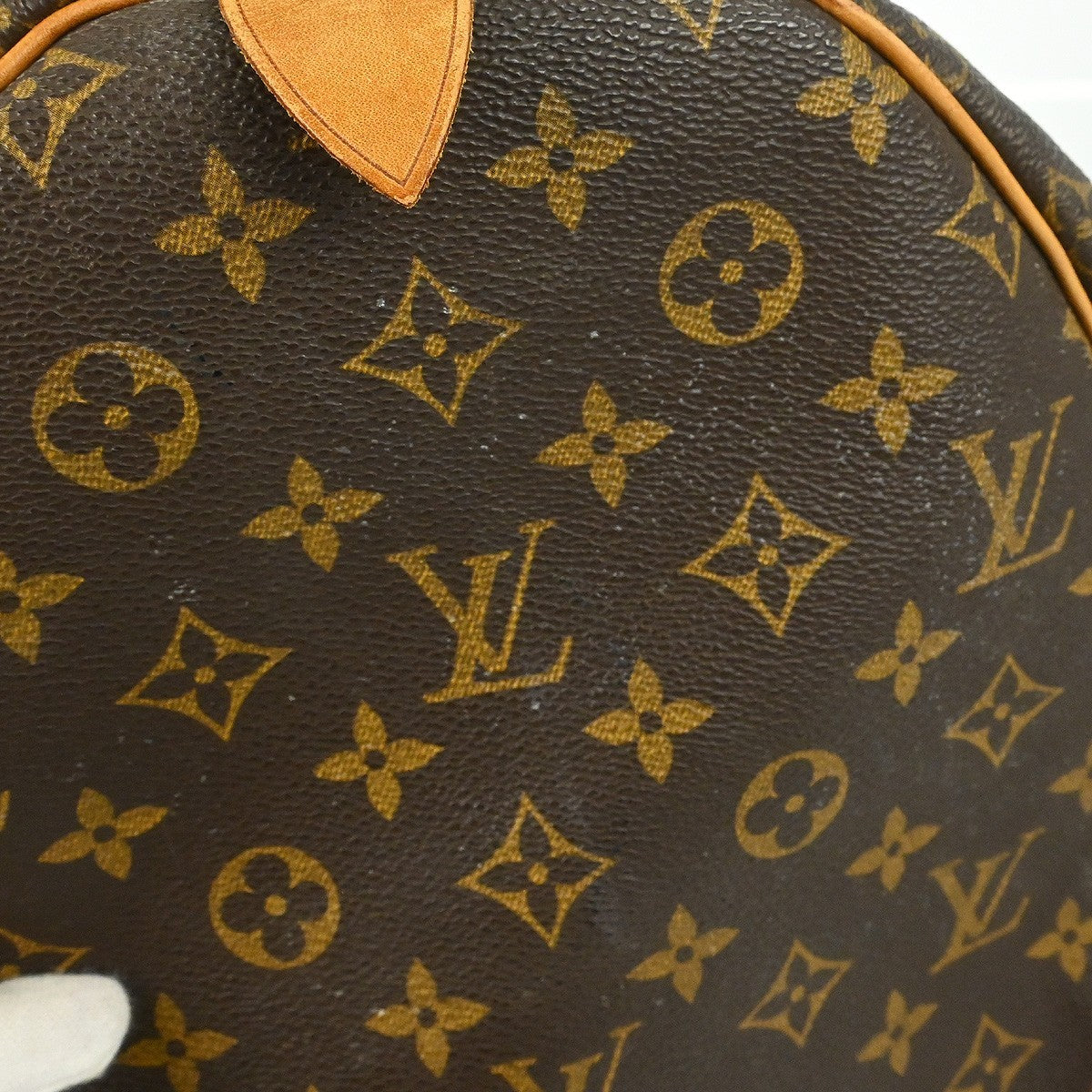Louis Vuitton Keepall Monogram Brown Canvas Travel Bag Bag (Pre-Owned)