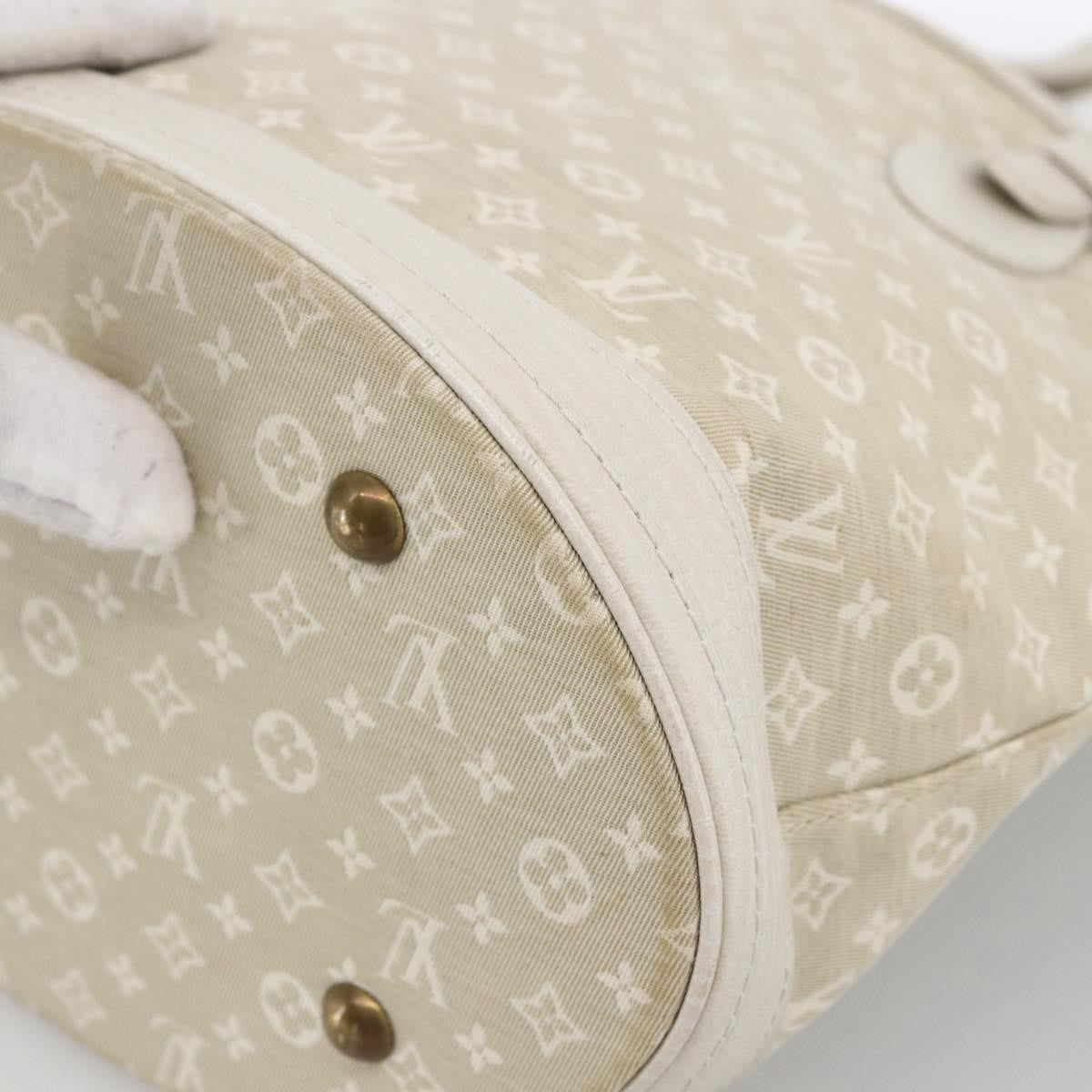 Louis Vuitton Petit Bucket Mini Lin Beige Canvas Shoulder Bag Bag (Pre-Owned)