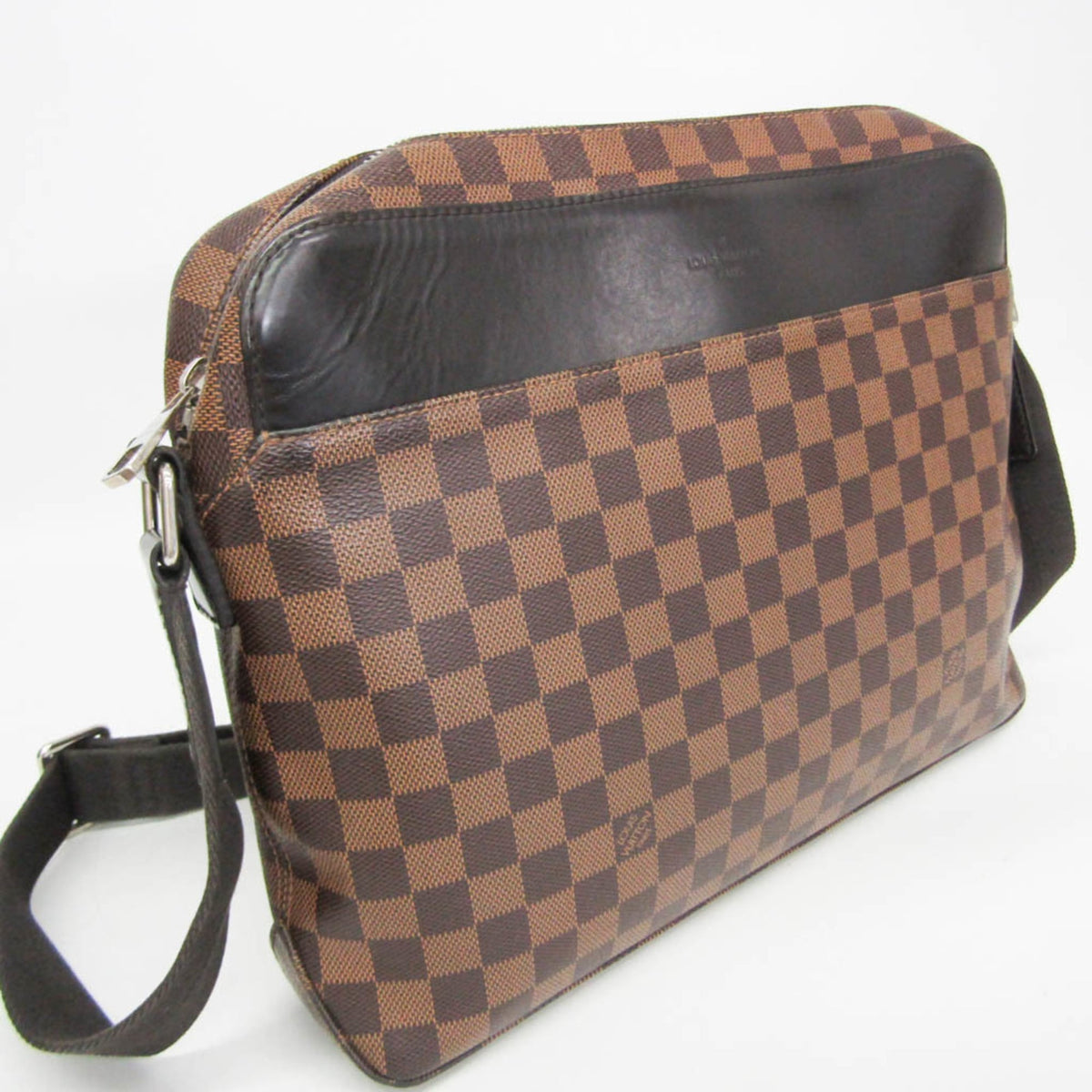 Louis Vuitton Jake Messenger Damier Brown Canvas Handbag (Pre-Owned)