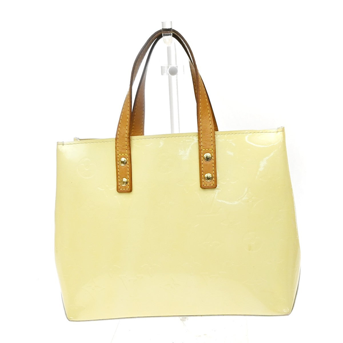 Louis Vuitton Robert Wilson Reade Vernis Yellow Patent_Leather Tote Bag Bag (Pre-Owned)