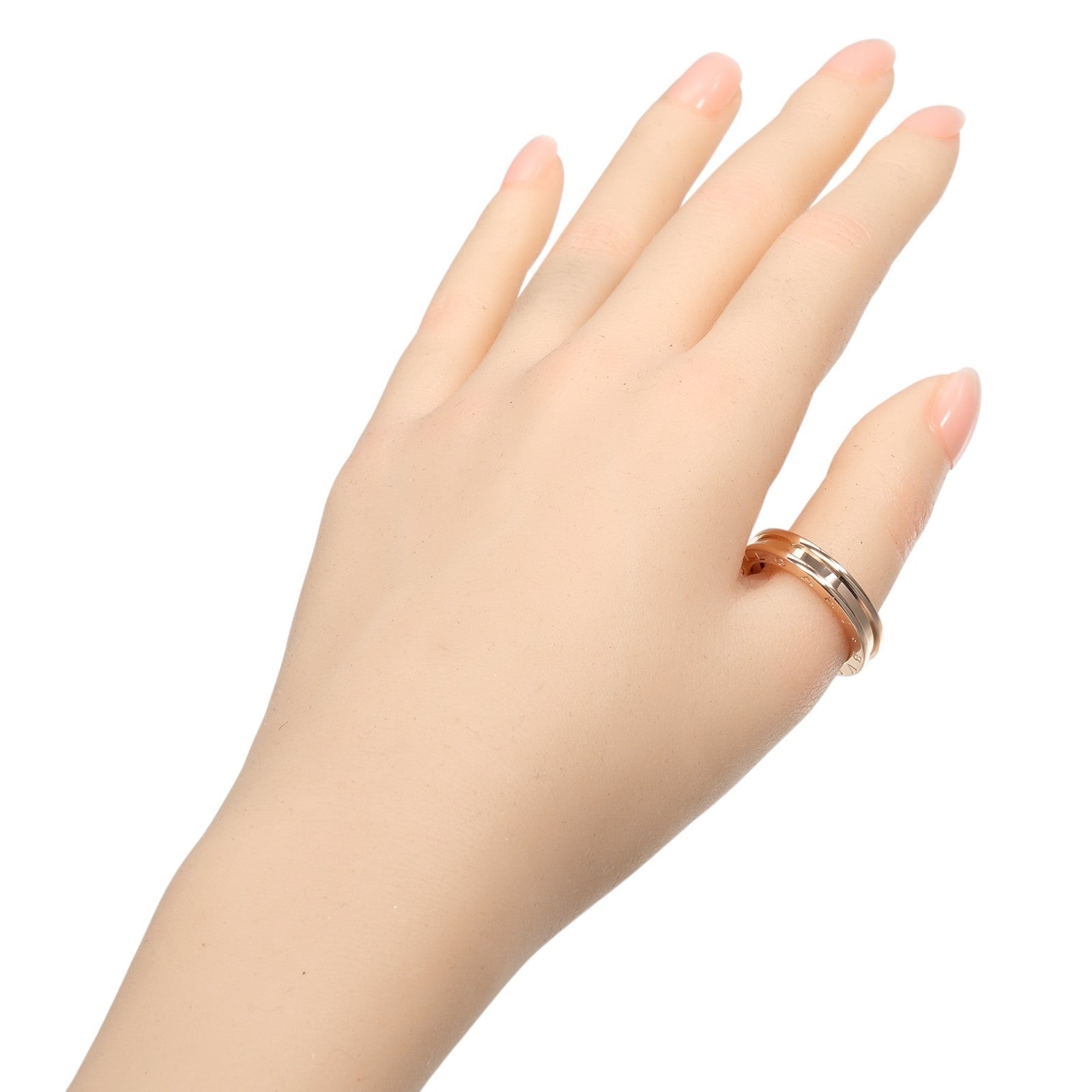 Bvlgari B.Zero1 One Band 18K Rose Gold Gold Pink_Gold Ring Jewelry (Pre-Owned)