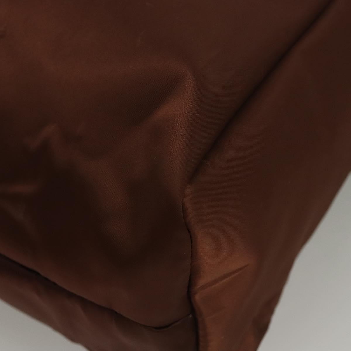 Balenciaga Vintage Nylon Brown Nylon Backpack Bag (Pre-Owned)