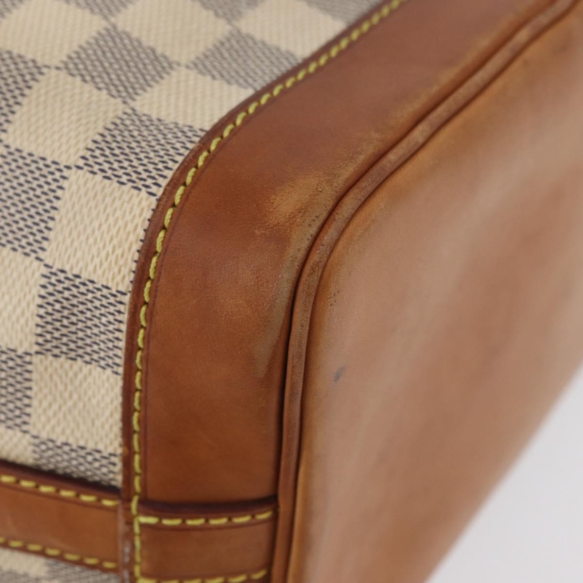 Louis Vuitton Noe Damier Ebene Beige Canvas Shoulder Bag Bag (Pre-Owned)