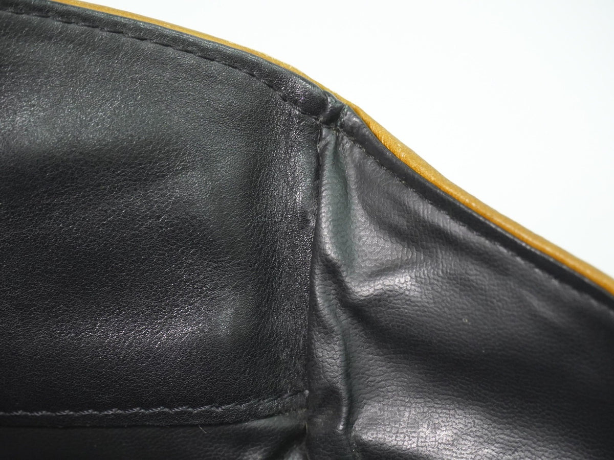 Celine Flap Shoulder Leather Black Leather Shoulder Bag Bag (Pre-Owned)