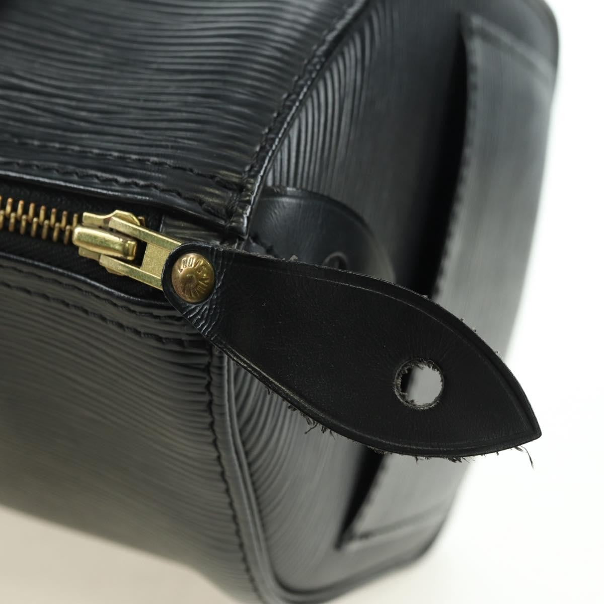 Louis Vuitton Speedy Epi Leather Black Leather Handbag (Pre-Owned)