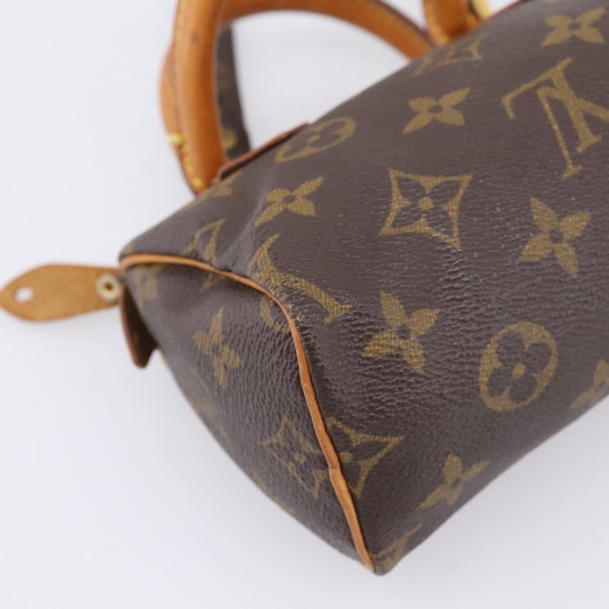 Louis Vuitton Speedy Mini Hl Monogram Canvas Brown Canvas Handbag (Pre-Owned)