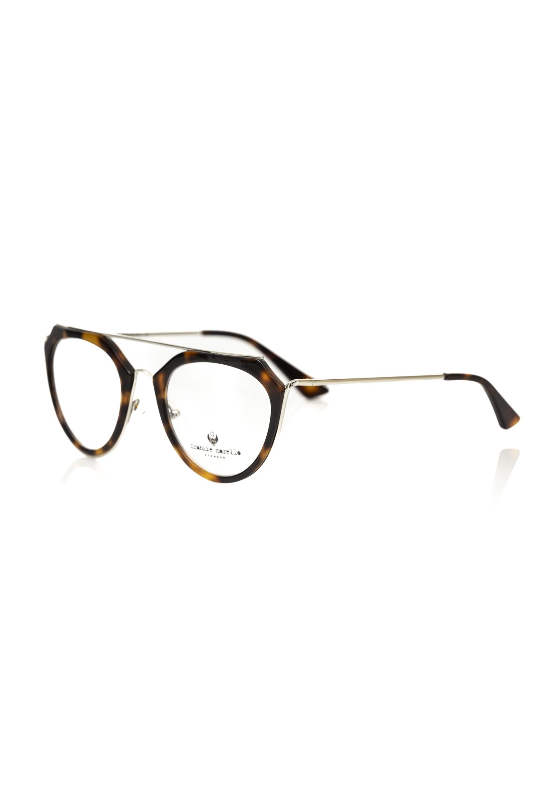 Frankie Morello Brown Acetate Glasses Women's Frame