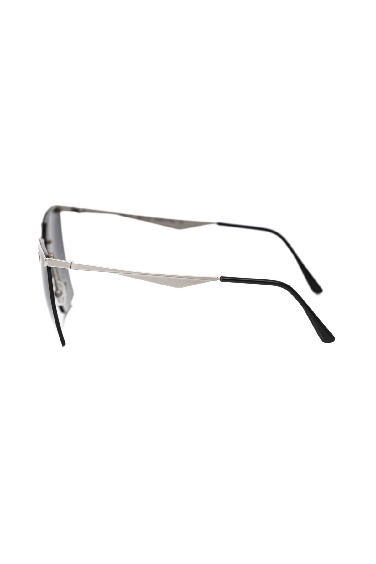 Frankie Morello Silver Metallic Women's Women's Sunglass