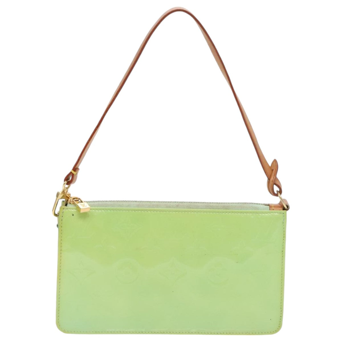 Louis Vuitton Lexington Green Patent Leather Clutch Bag (Pre-Owned)