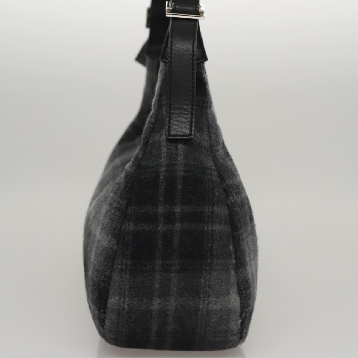 Salvatore Ferragamo Grey Wool Shoulder Bag (Pre-Owned)