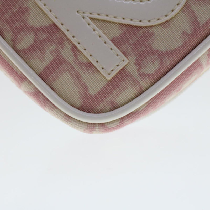 Dior Trotter Pink Canvas Clutch Bag (Pre-Owned)