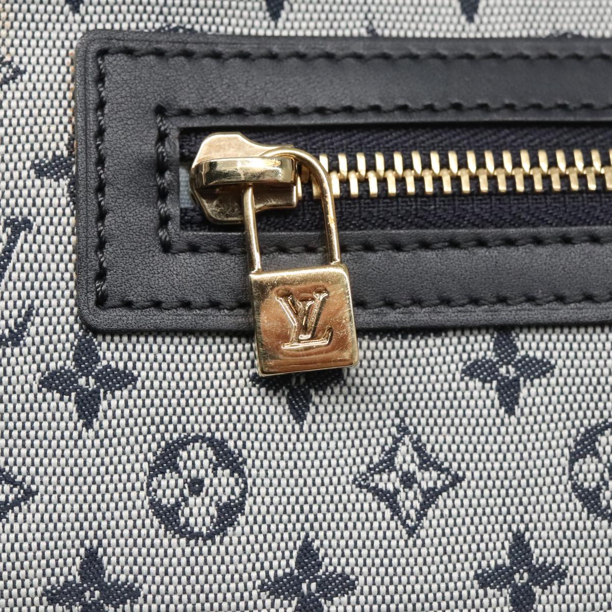 Louis Vuitton Catherine Grey Canvas Handbag (Pre-Owned)