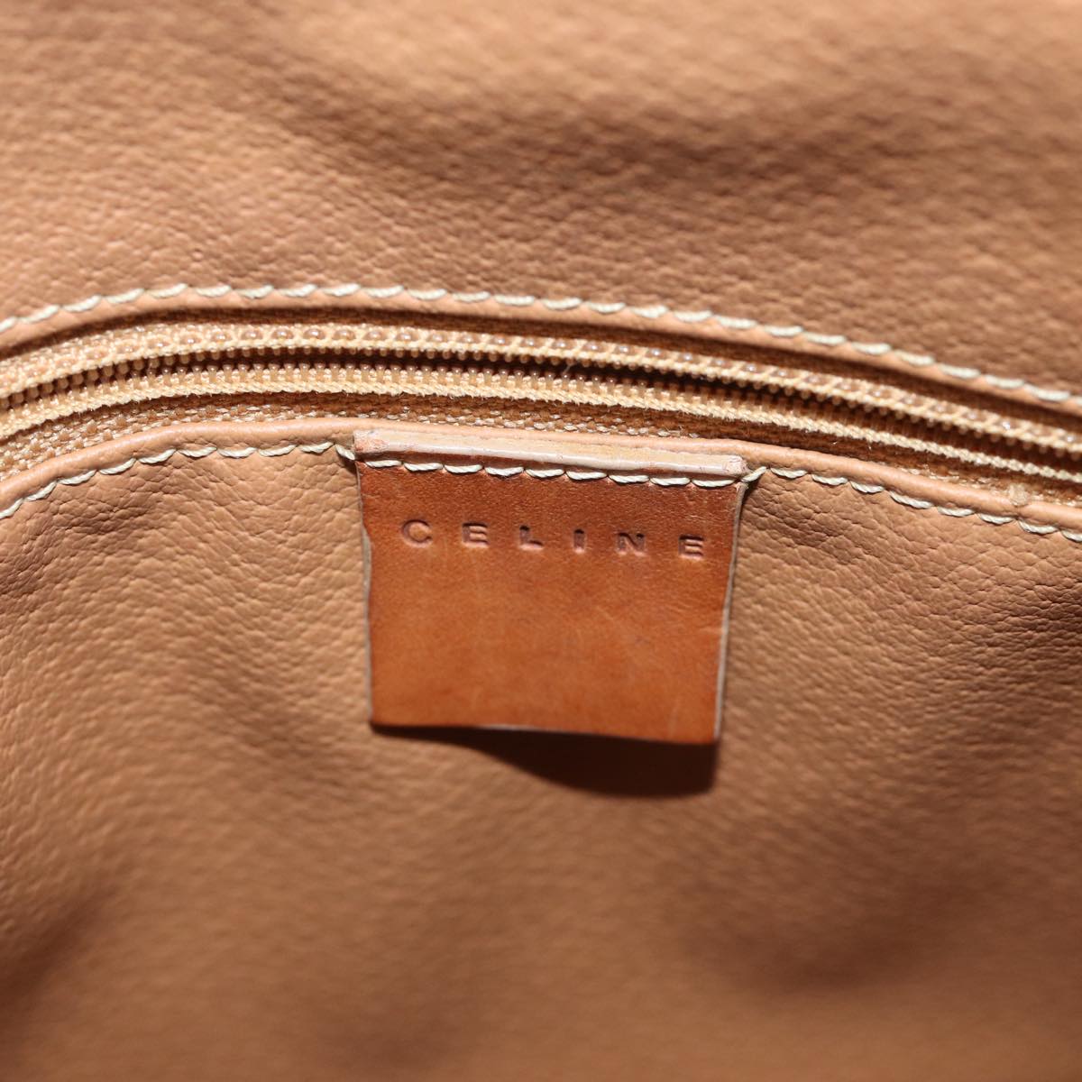 Céline Macadam Brown Canvas Handbag (Pre-Owned)