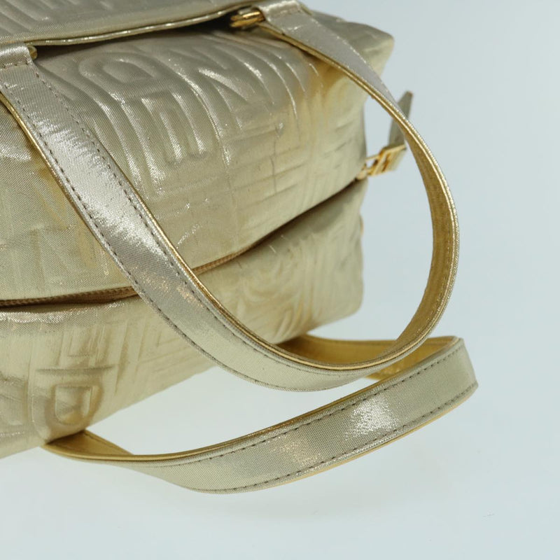 Fendi Gold Synthetic Handbag (Pre-Owned)