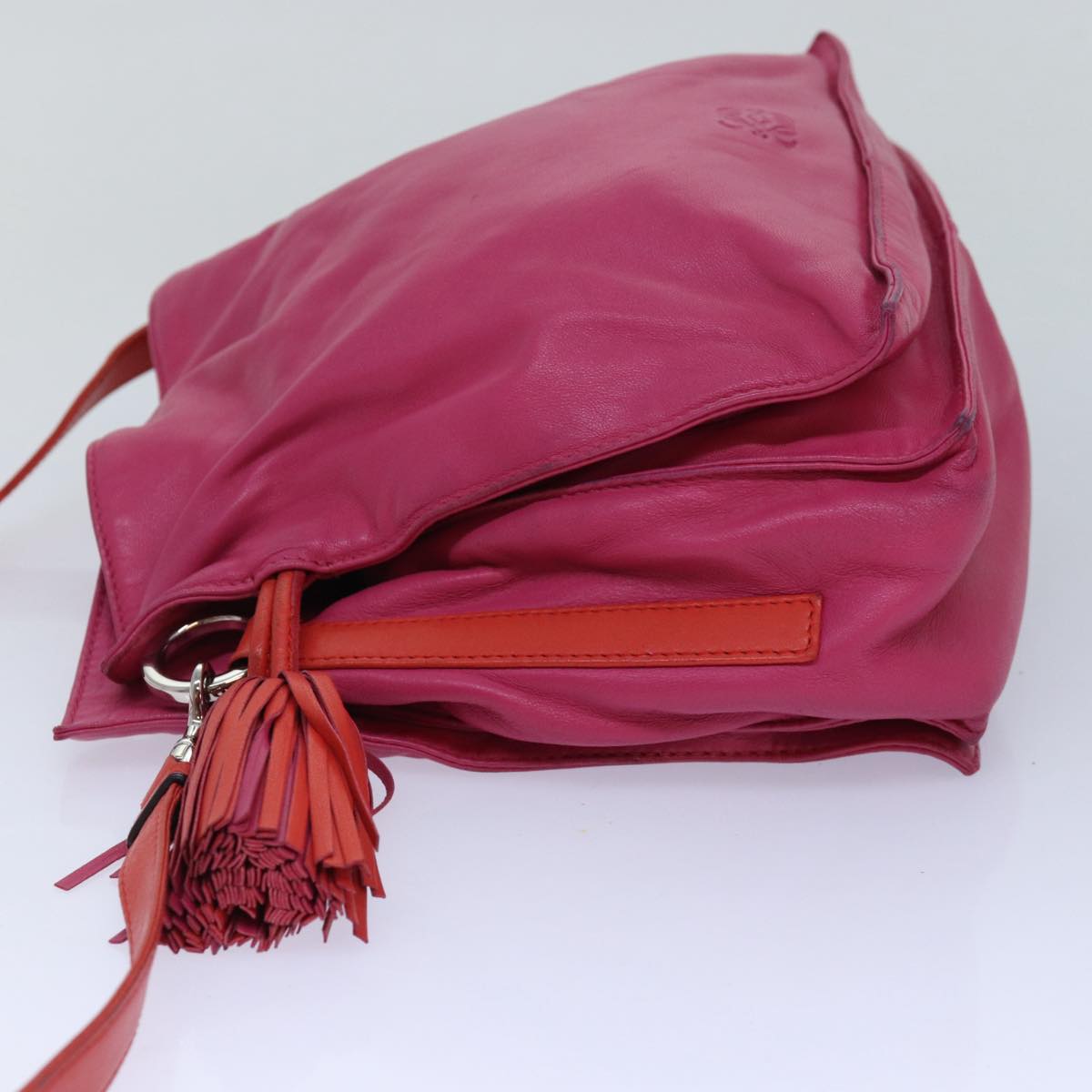 Loewe Flamenco Pink Leather Shoulder Bag (Pre-Owned)