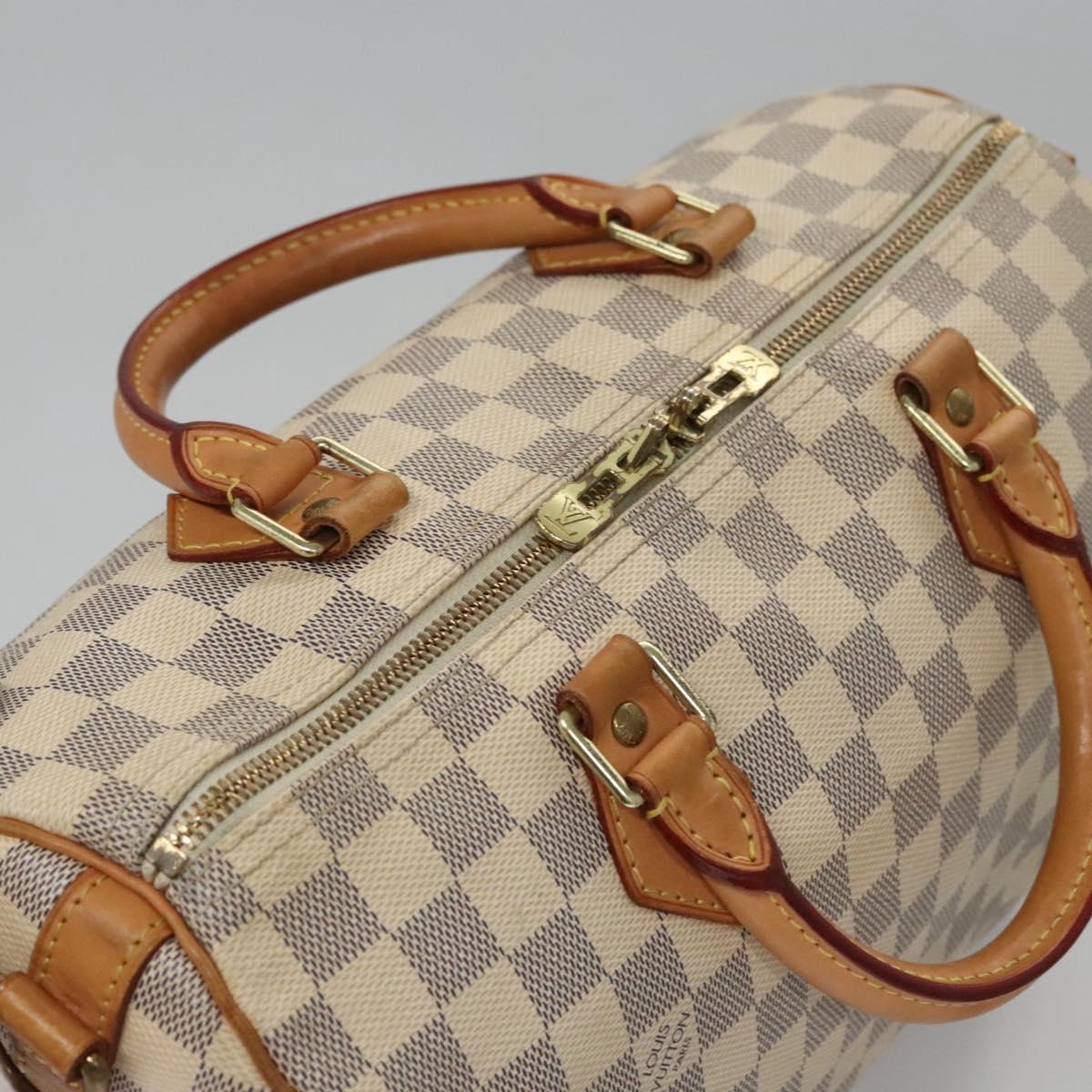 Louis Vuitton Speedy Bandoulière 30 Beige Canvas Handbag (Pre-Owned)