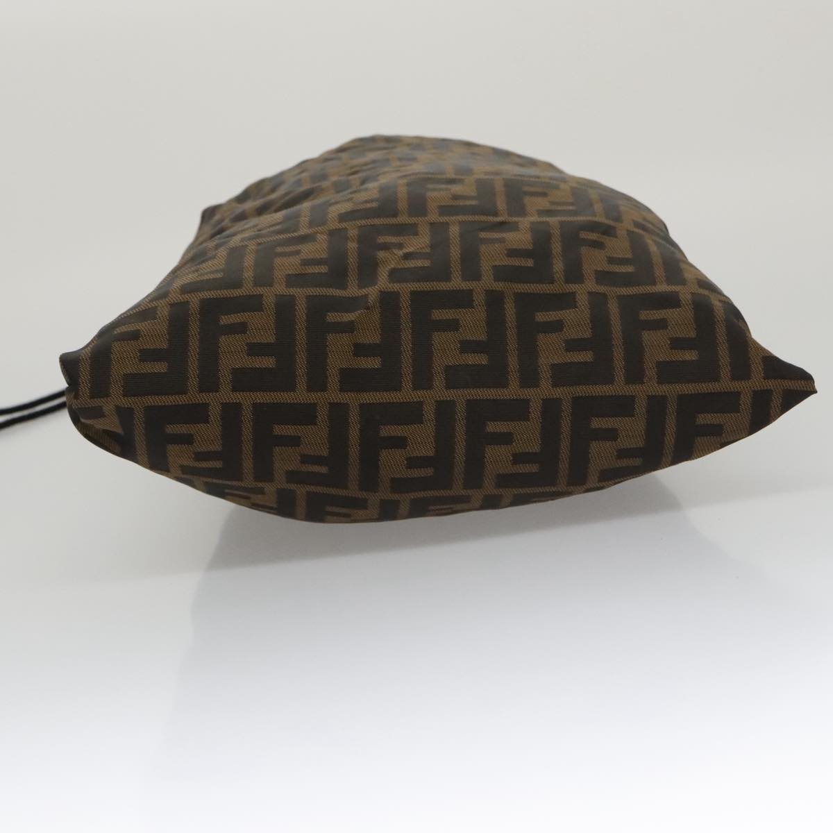 Fendi Zucca Brown Canvas Clutch Bag (Pre-Owned)