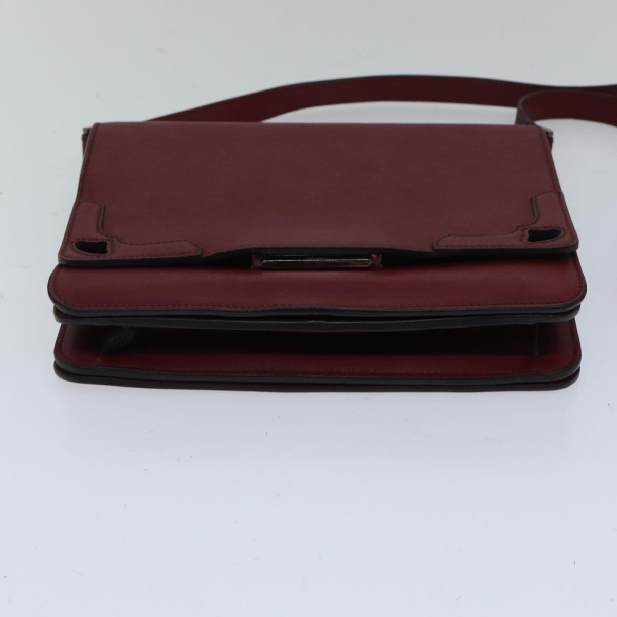 Cartier Burgundy Leather Shoulder Bag (Pre-Owned)