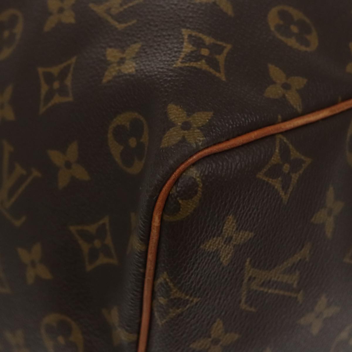 Louis Vuitton Keepall 60 Brown Canvas Travel Bag (Pre-Owned)