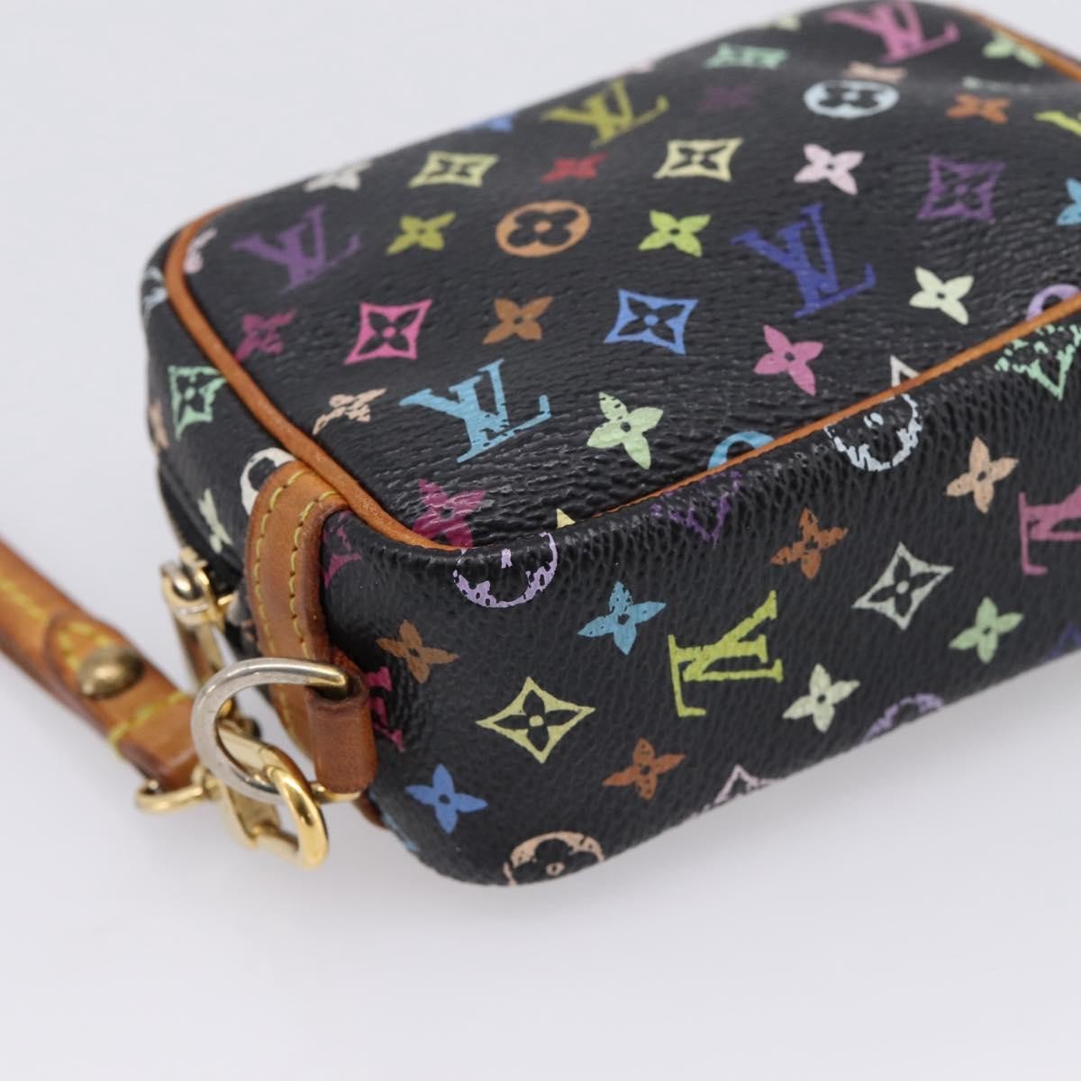 Louis Vuitton Wapity Trousse Monogram Multicolor Black Canvas Clutche & Pouche Bag (Pre-Owned)
