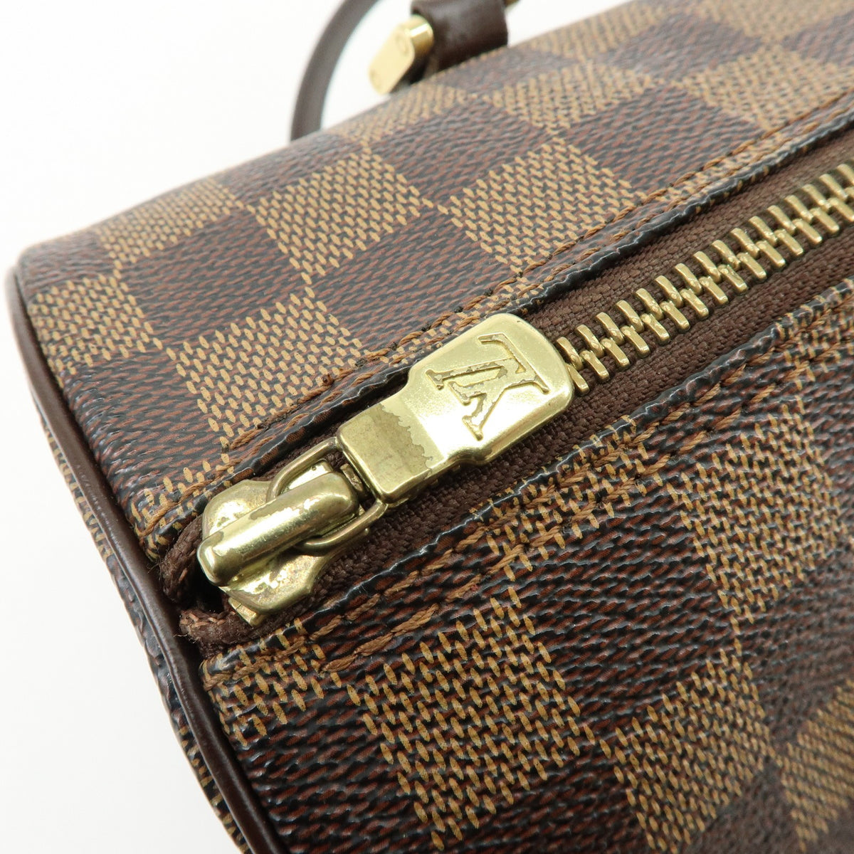 Louis Vuitton Papillon Damier Ebene Brown Canvas Handbag (Pre-Owned)