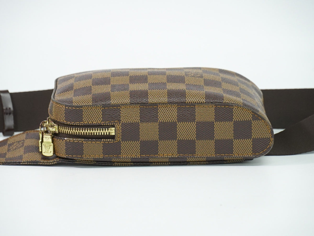 Louis Vuitton Geronimos Damier Brown Canvas Clutche & Pouche Bag (Pre-Owned)
