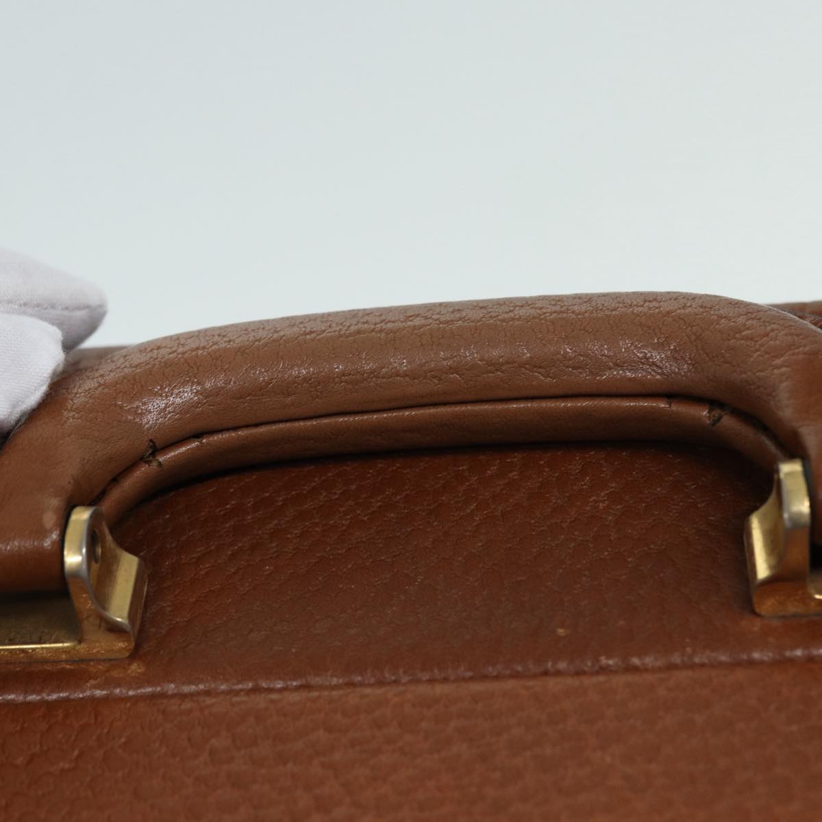 Loewe Brown Leather Briefcase Bag (Pre-Owned)