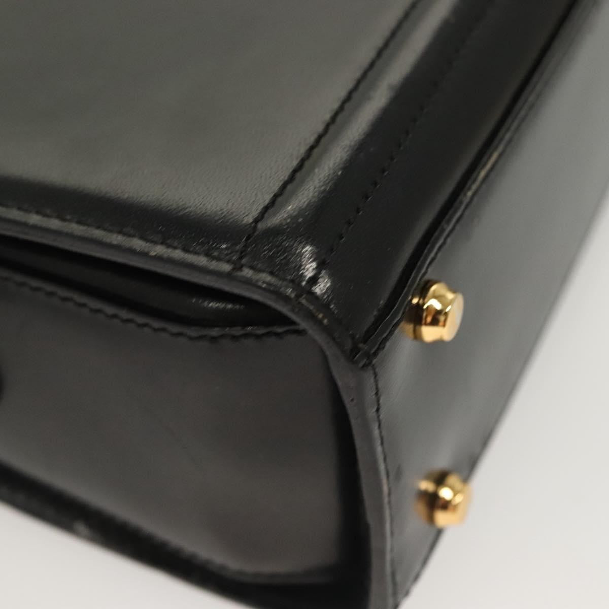 Bally Vintage Leather Black Leather Shoulder Bag Bag (Pre-Owned)