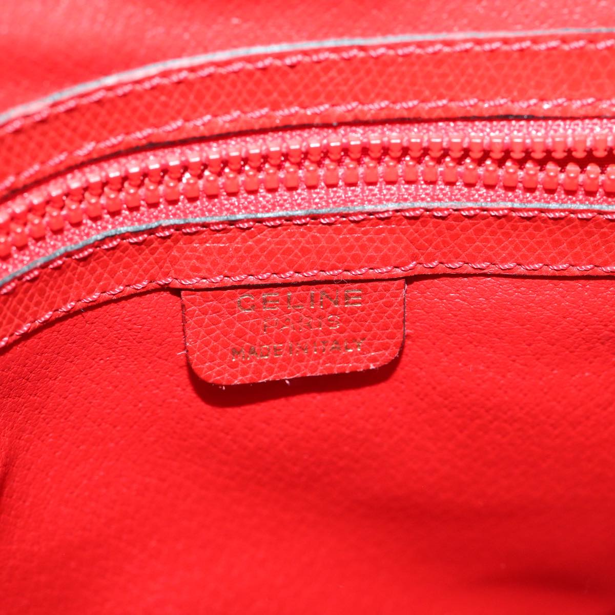 Céline Red Leather Handbag (Pre-Owned)