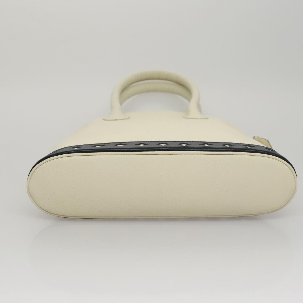 Saint Laurent Vintage Leather White Leather Handbag (Pre-Owned)