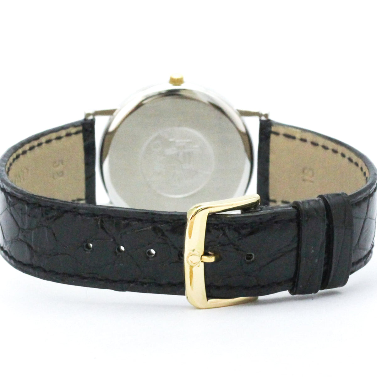 Omega De Ville Quartz Stainless Steel And Gold Plated Watch (Pre-Owned)