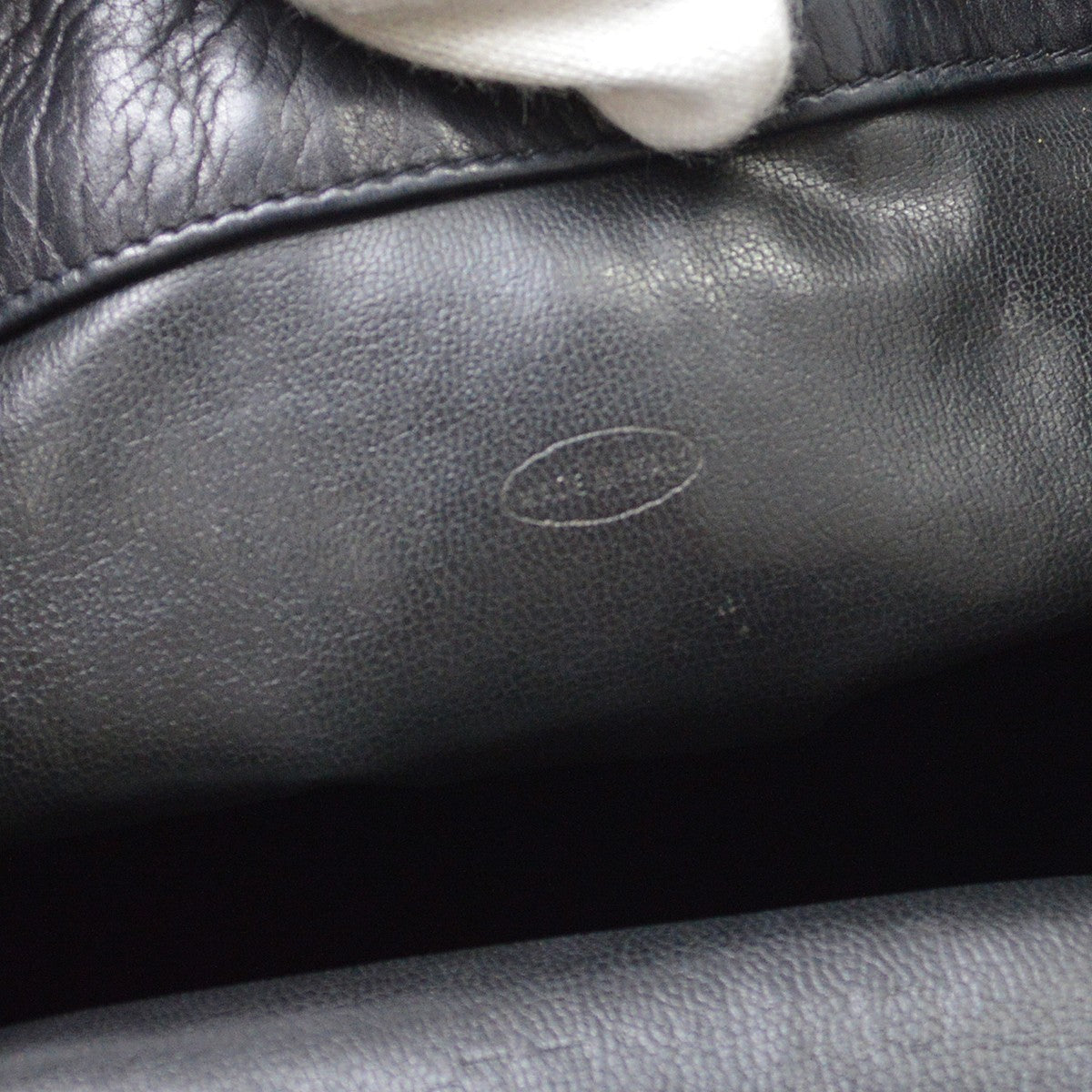 Chanel Cc Backpack Lambskin Black Leather Backpack Bag (Pre-Owned)