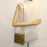 Valentino Garavani Gold Leather Shoulder Bag (Pre-Owned)
