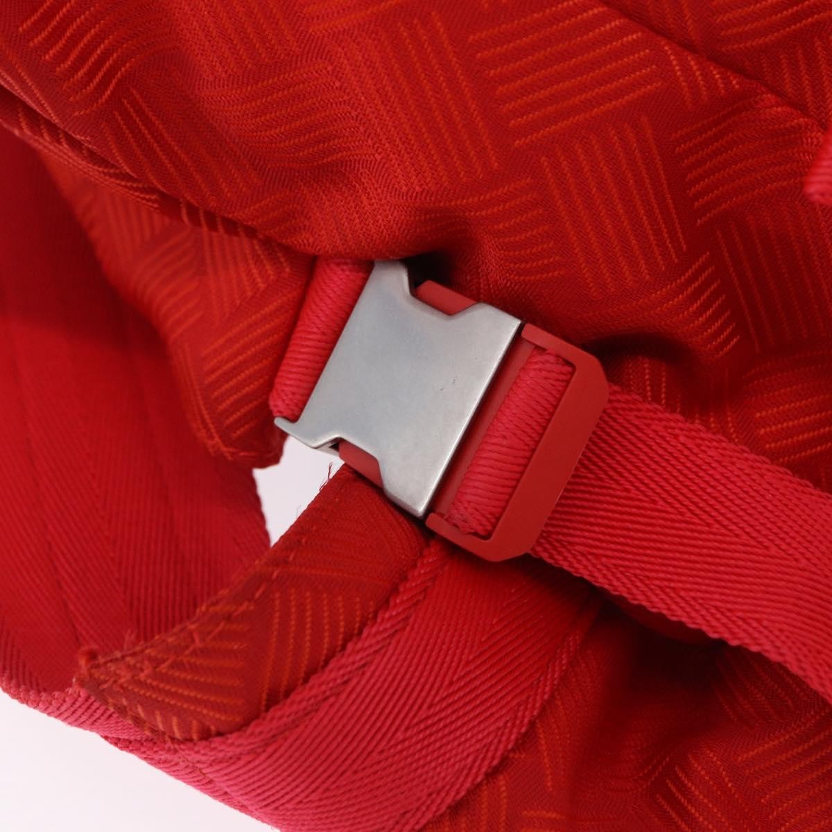 Bottega Veneta Paper Touch Printed Nylon Red Nylon Backpack Bag (Pre-Owned)
