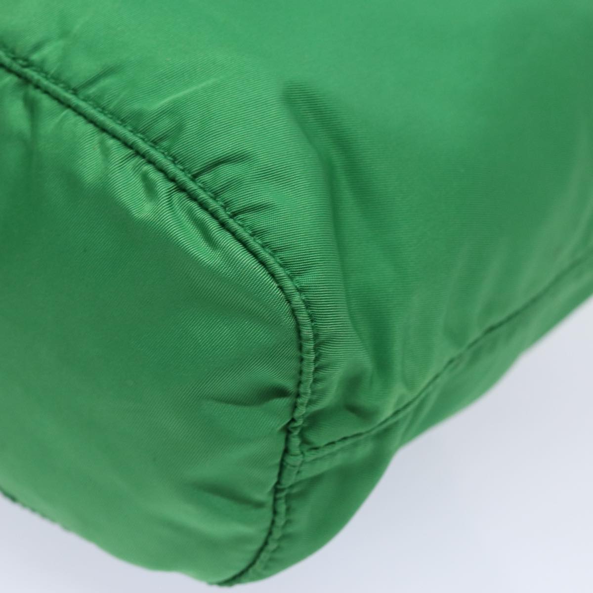 Prada Tessuto Green Synthetic Clutch Bag (Pre-Owned)