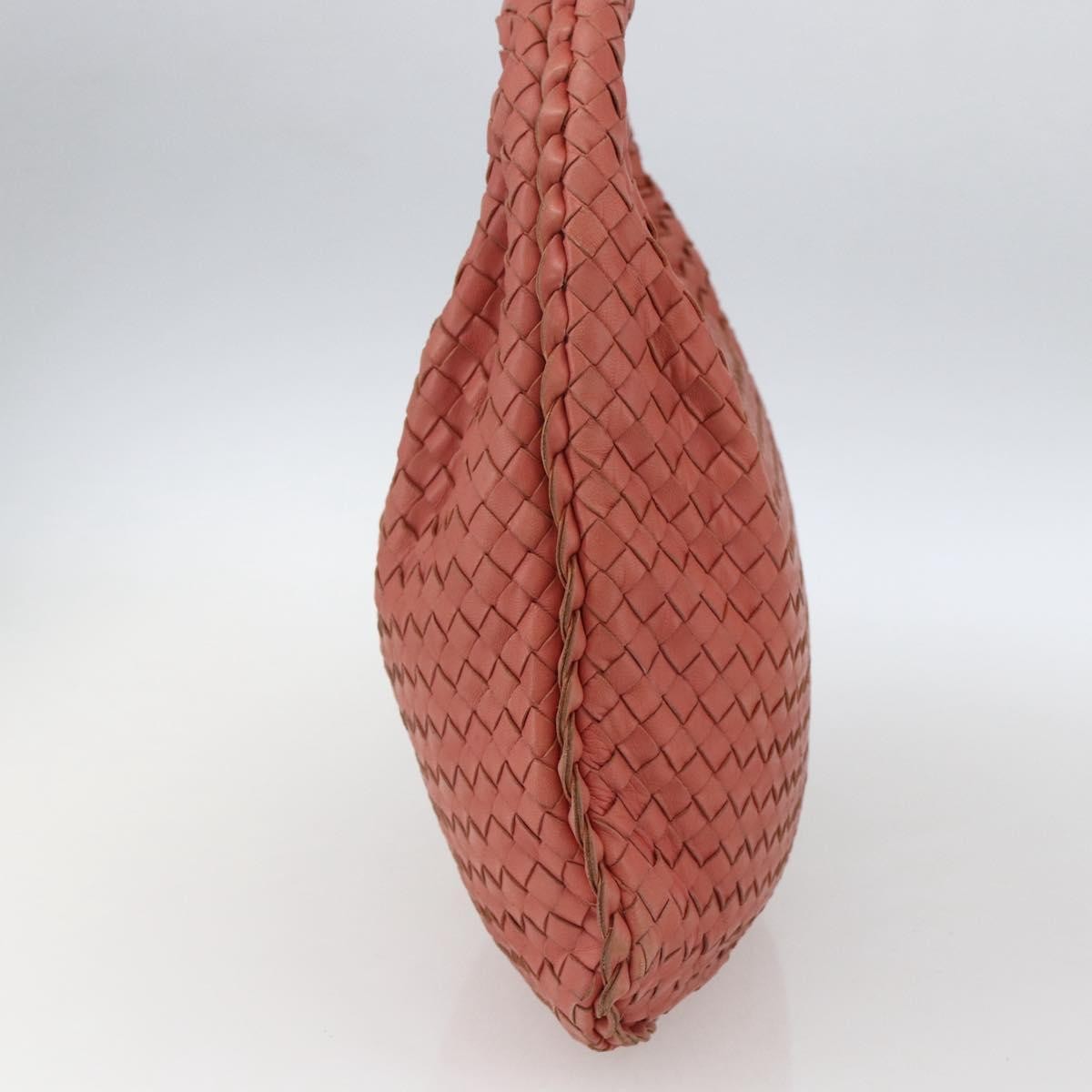 Bottega Veneta Veneta Hobo Intrecciato Nappa Pink Leather Shoulder Bag Bag (Pre-Owned)