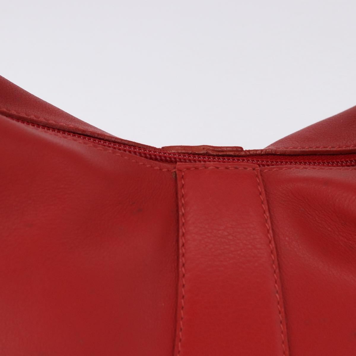 Loewe Vintage Leather Red Leather Shoulder Bag Bag (Pre-Owned)