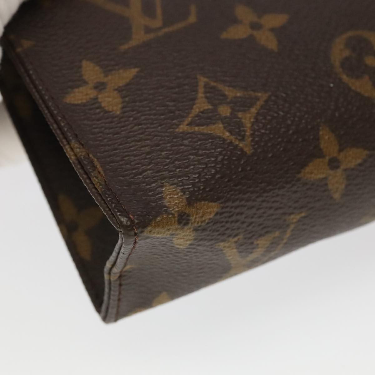 Louis Vuitton Trousse De Toilette Brown Canvas Clutch Bag (Pre-Owned)