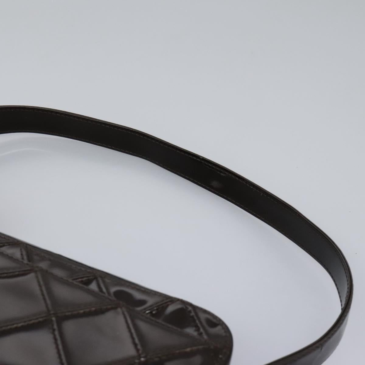 Chanel Camera Brown Patent Leather Shoulder Bag (Pre-Owned)