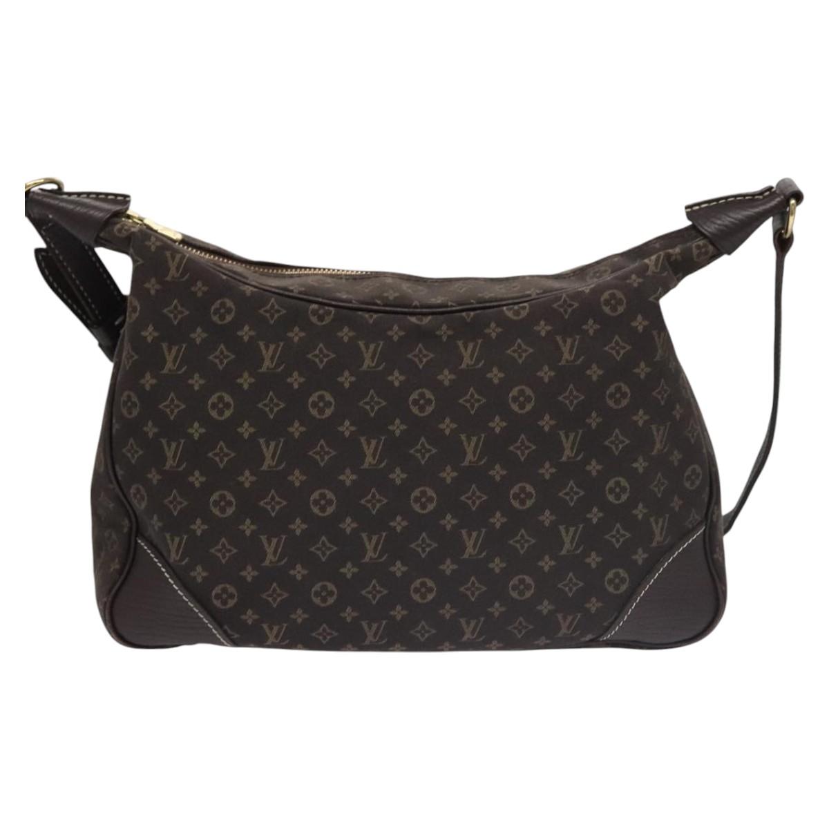 Louis Vuitton Boulogne Brown Canvas Shoulder Bag (Pre-Owned)