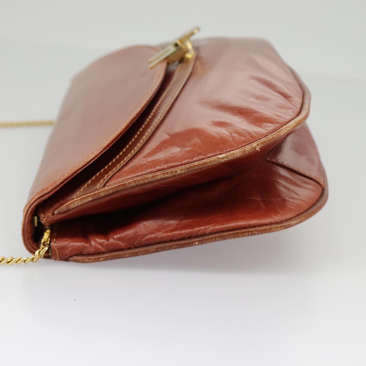 Bally Brown Leather Shoulder Bag (Pre-Owned)