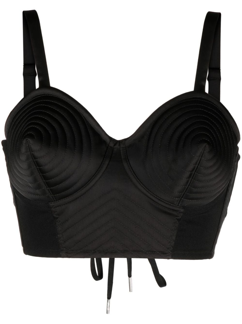 Jean Paul Gaultier Women's Conical Corset Cropped Top
